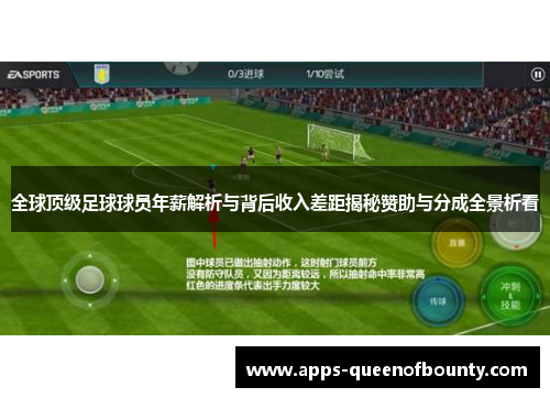 全球顶级足球球员年薪解析与背后收入差距揭秘赞助与分成全景析看