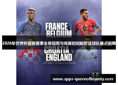 2026年世界杯重要赛事全景指南与观赛时间解析及球队看点前瞻